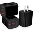 thumbnail image 1 of USB C Charger Block,AILKIN 3Pack Dual Port USB Wall Charger,AILKIN 20W Power Delivery + QC3.0 Fast Charging Charger Block, 1 of 5