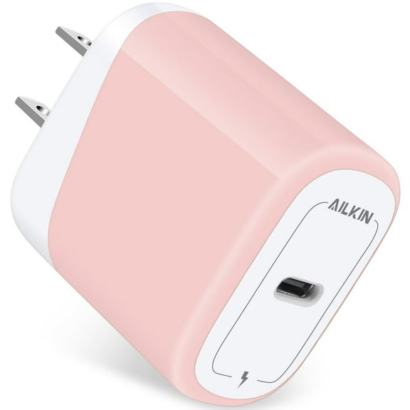 USB C Charger Wall Charger Block,AILKIN PD 20W Type C Block Charger Fast Charging Charger Plug Power Adapter USB C Brick Cube For Android Phone Fast Charger Block