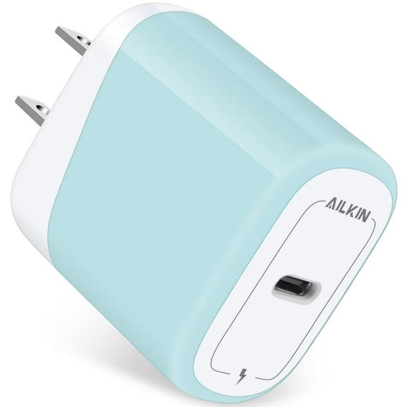 USB C Charger Wall Charger Block,AILKIN PD 20W Type C Block Charger Fast Charging Charger Plug Power Adapter USB C Brick Cube For Android Phone Fast Charger Block