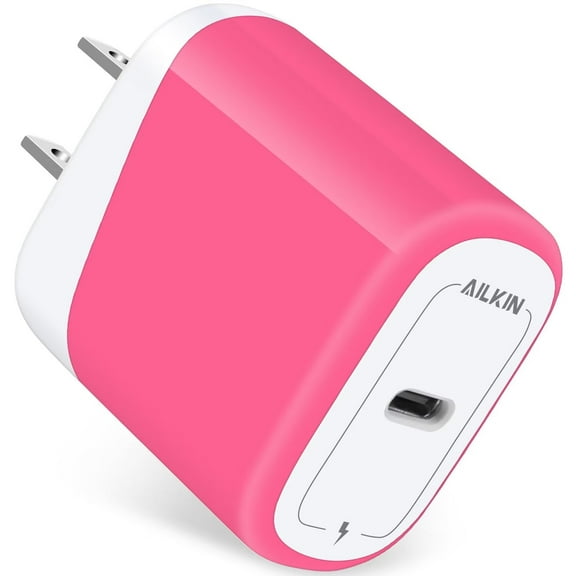 USB C Charger Wall Charger Block,AILKIN PD 20W Type C Block Charger Fast Charging Charger Plug Power Adapter USB C Brick Cube For Android Phone Fast Charger Block