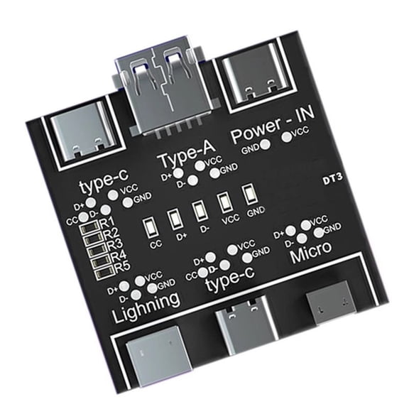 USB C Charging Cable Tester for Smartphones, High-Precision Fast Charging Diagnostic Tool with 3dBi Bandwidth