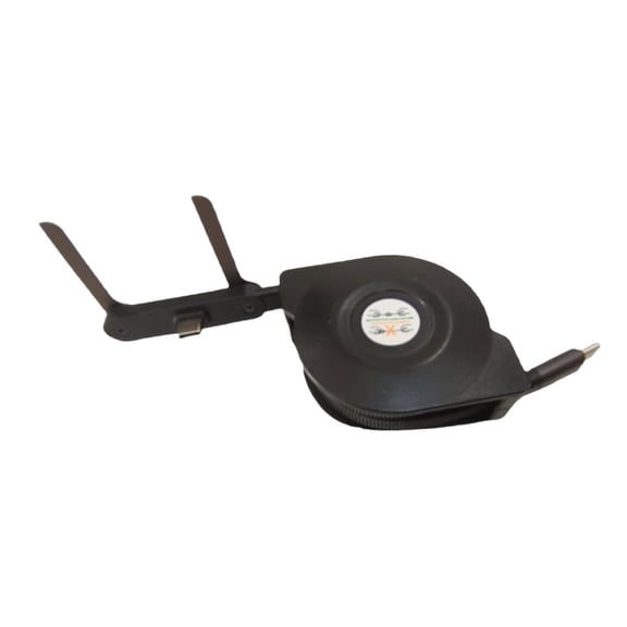 USB C Charging Cable Wire Rotatable Stand Holder 2 in 1 For Smartphones Tablets