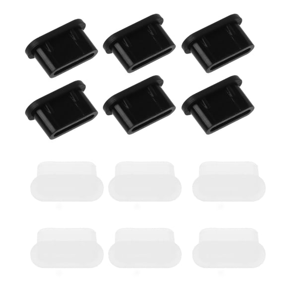 USB C Charging Port Protector Cover, 12Pcs Type C Anti Caps Silicone Plugs for Phone Tablet
