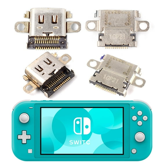 USB-C Charging Port Replacement for Nintendo Switch - Repair Part for Switch, OLED, and Lite Models - 1 Pack