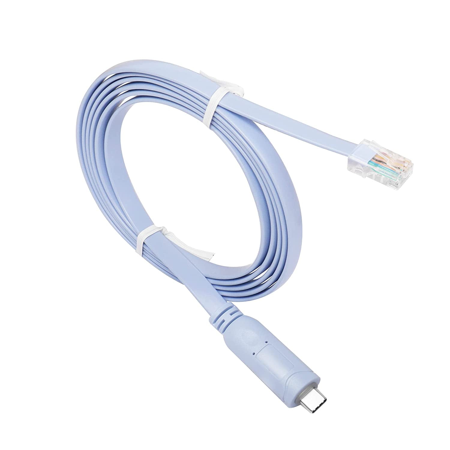 USBC Cisco Console Cable, USB C to RJ45 Console Serial Debug Cable with FTDI Chip, USB Type C