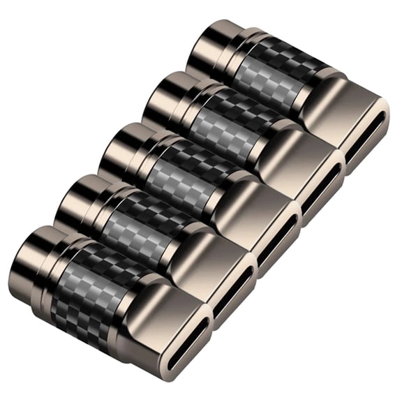 USB C Connector with Chip ALC5686 Type-C Connector DIY Headphone Plug Shell Electronics Earphones Jack 5pcs Black