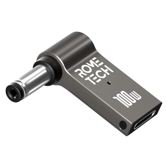 USB C to DC Adapter, Type C to DC with Built-in PD and E-Mark Smart Chip Universal, Input 19V 3.42A, with 5.52.1 mm Plug, USB C to Laptop Charger (1)