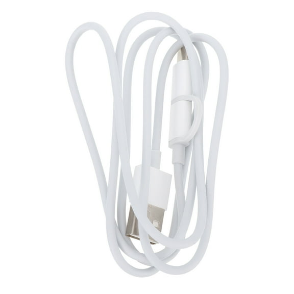 USB- C Data Cord USB-C Charging Sync Cable 2 1 Line Flash Drive Charge Cords Fast Male to White