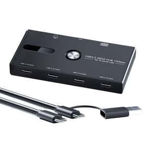 USB C Data Transfer Adapter USB Docking Station with 6 Port for and Travel Use High Efficiency