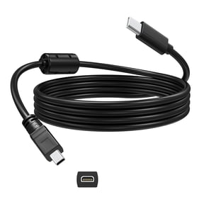 USB C Data Transfer Cable Cord Compatible with Panasonic Lumix DMC-FZ1000, DMC-FZ300, DMC-FZ200, DMC-GX8, DMC-LX100, DMC-SZ10, DMC-TZ61, DMC-TZ71 Cameras to PC, Smartphone, Tablet with USB-C Port