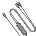 Usb Barcode Spliter USB C Data and Charging Splitter Cable with Two Outputs, 480 Mbps File ...