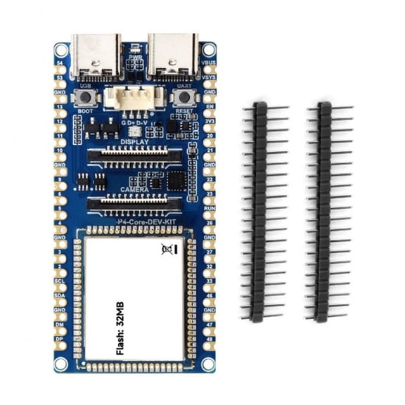 USB C Development Board with Double-Cores RISCV, 32MB Memory, GPIO for Prototyping Board Work