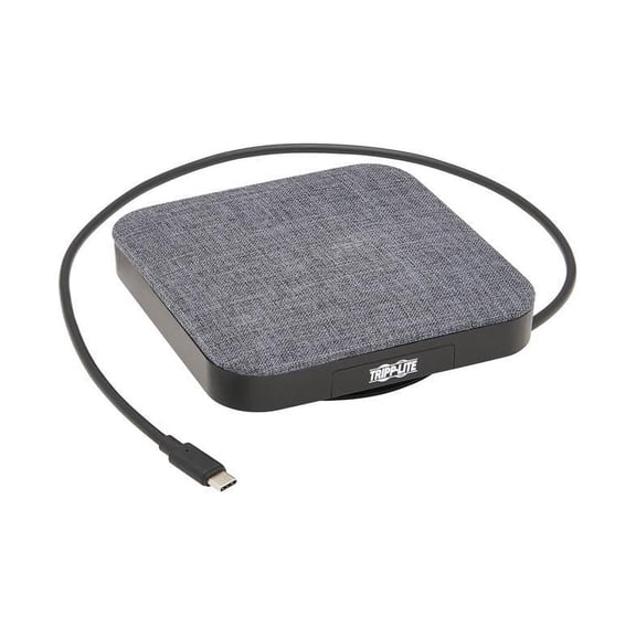 Tripp Lite USB-C Multiport Dock 100W Charging USB 3.2 Hub Gray U442DOCK17GY