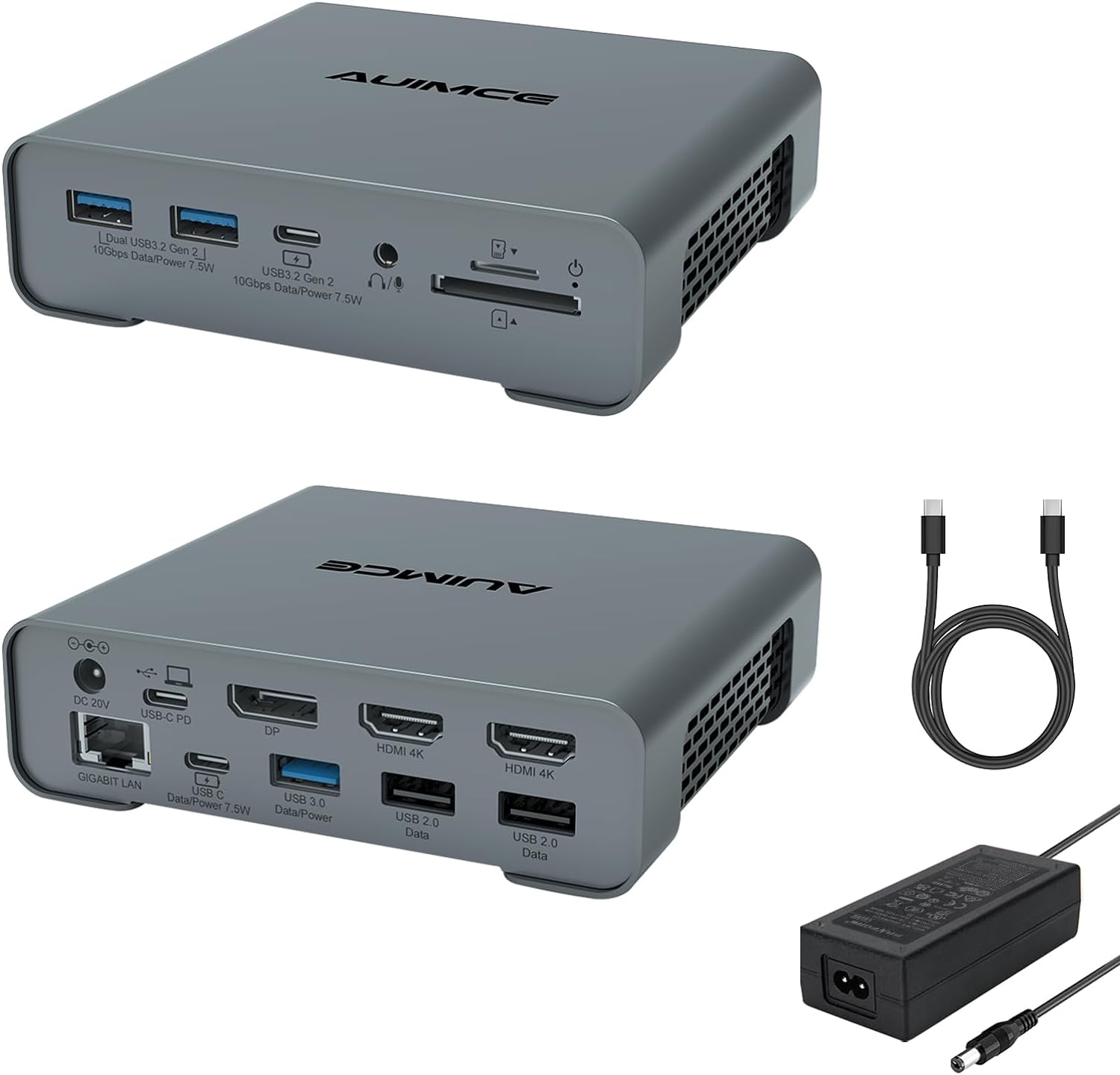 USB C Docking Station Triple Monitor,16 in 1 Laptop Docking Station