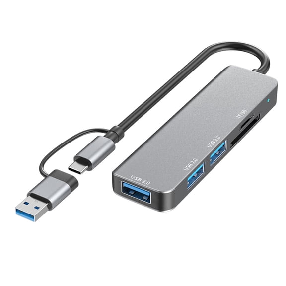 USB C Docking Station USB3.0 Adapter Multiport PD100W and Memory Card Slots