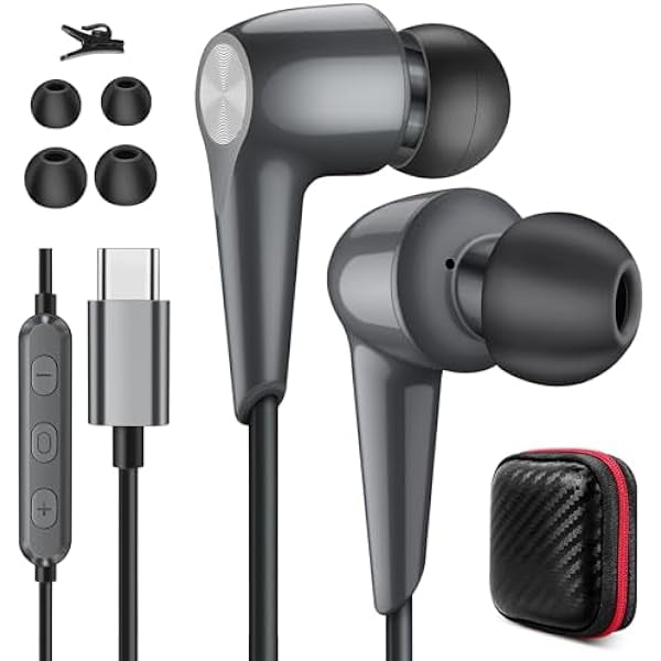 Ear Buds Earphones For Ipad Pro 11 USB C Earbuds Type C Headphones