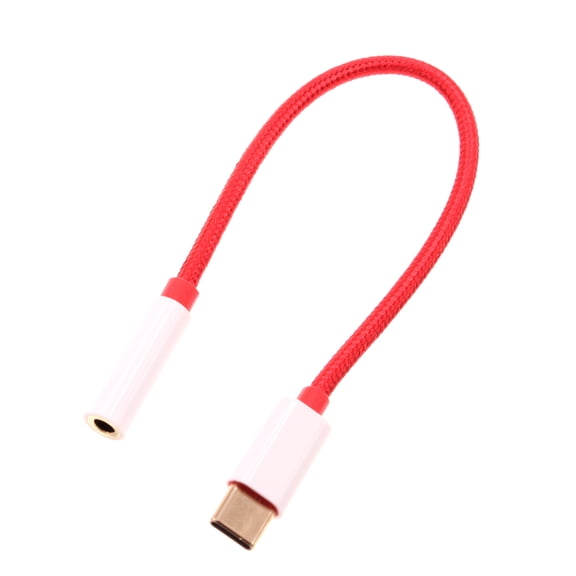 USB-C Earphone Adapter Compatible With T-Mobile REVVL 7,8/7,8 PRO - Headphone Audio Jack Port Converter 3.5mm Female to USB-C Male Adaptor Mic