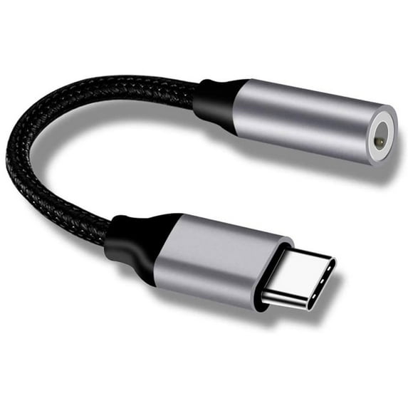 USB-C Earphone Adapter Headphone Audio Jack for Samsung Galaxy S25/ S25 Plus/ Ultra - Port Converter 3.5mm Female to USB-C Male Adaptor Mic Support for Galaxy S25/ S25 Plus/ Ultra