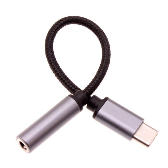 USB-C Earphone Adapter Headphone Audio Jack for Samsung Galaxy Z Flip 3 5G/Z Flip4/Flip5/Flip6 - Port Converter 3.5mm Female to USB-C Male Adaptor Mic Support