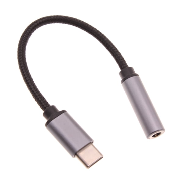 USB-C Earphone Adapter Headphone Audio Jack for Samsung Galaxy Z Fold 3 5G/Z Fold4/Fold5/Fold6 - Port Converter 3.5mm Female to USB-C Male Adaptor Mic Support