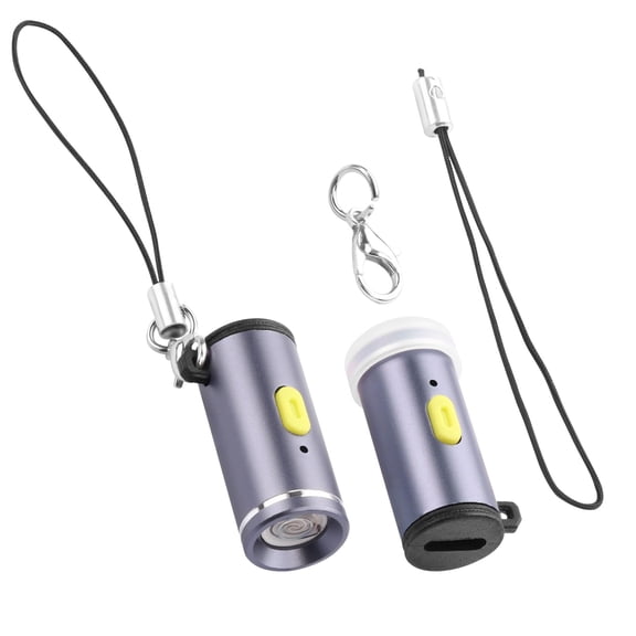 USB-C Electric Lighter Windproof Flameless - Instant Ignition Rechargeable Arc Lighter for Camping/Home, Portable Mini Charger-Powered Fire Starter (Silver)​