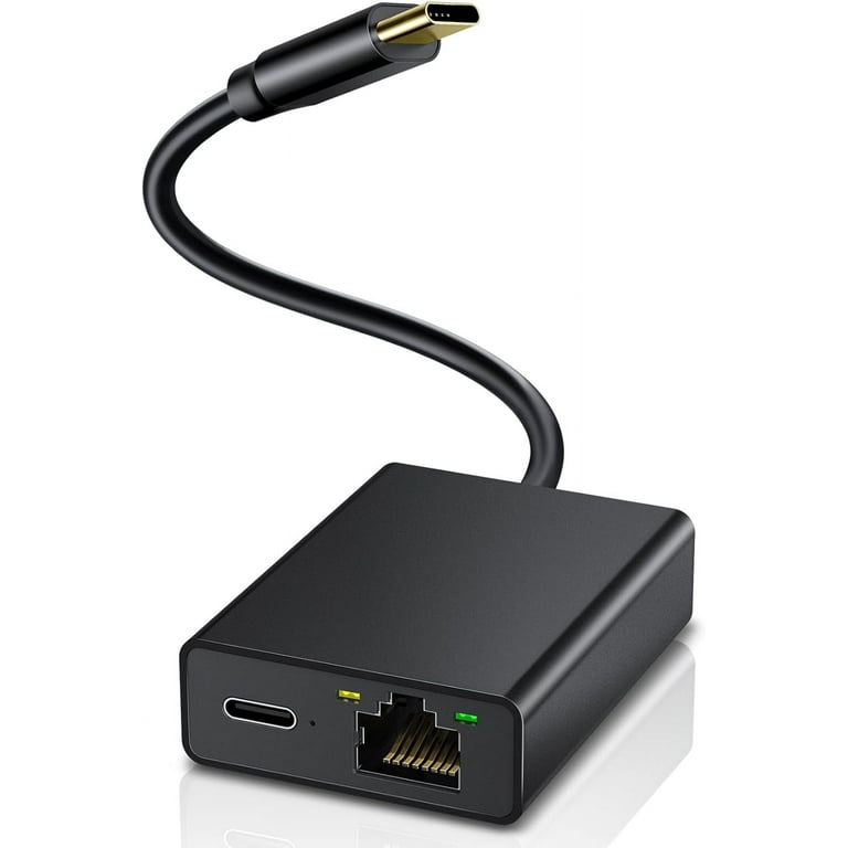 USB C to Ethernet Adapter for Chromecast and Google TV - USB C to