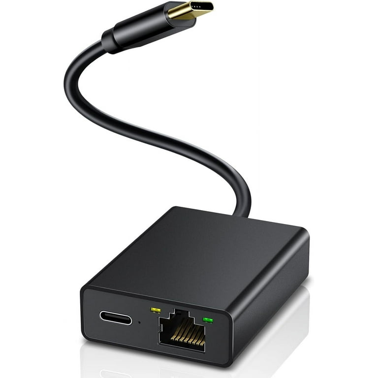 USB C to Ethernet Adapter for Chromecast and Google TV - USB