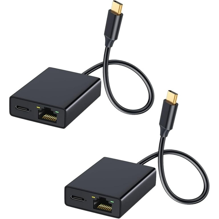 USB C to Ethernet Adapter for Chromecast and Google TV - USB C to