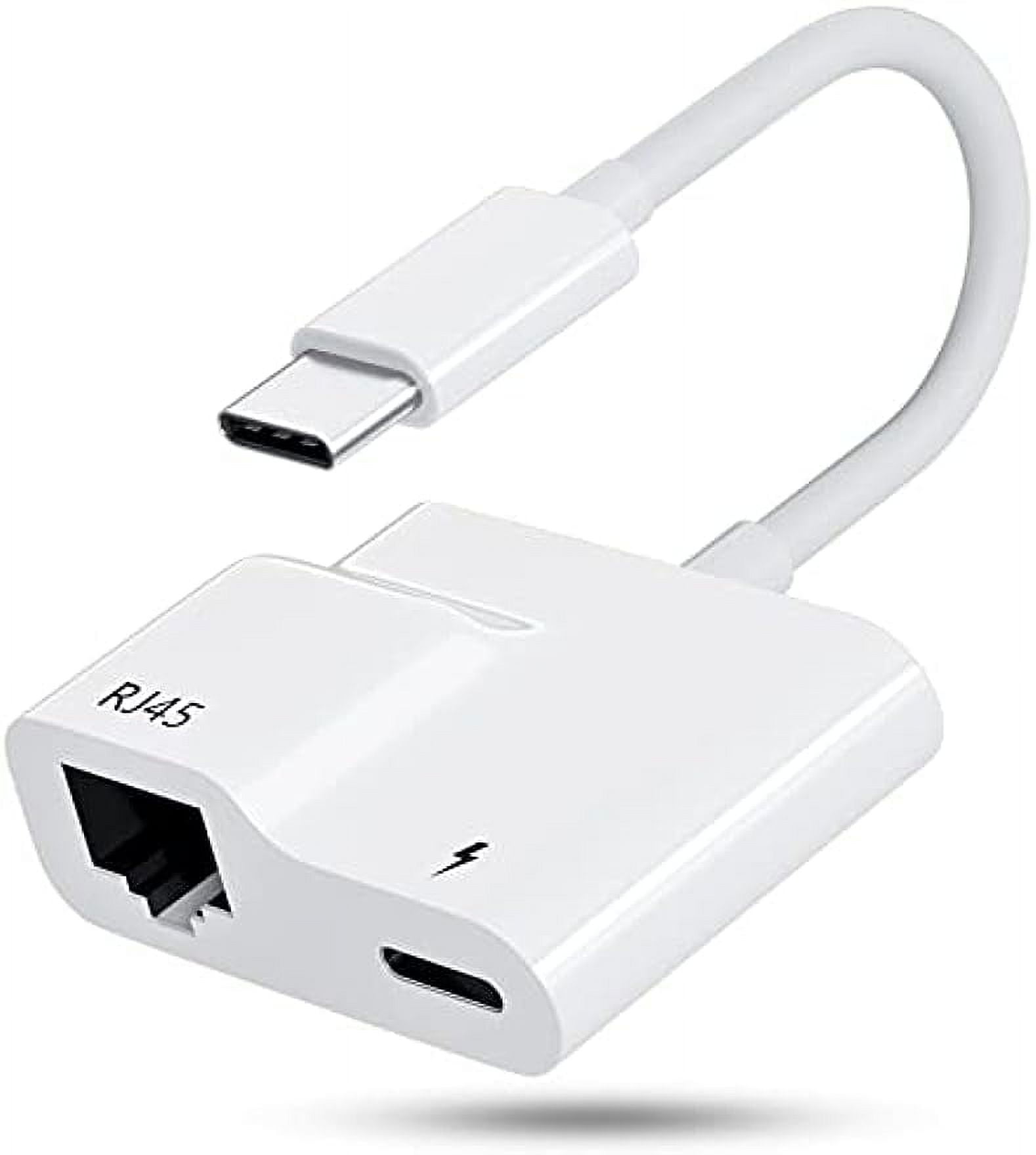USB C to Adapter,Type C Adapter RJ45 100Mbps