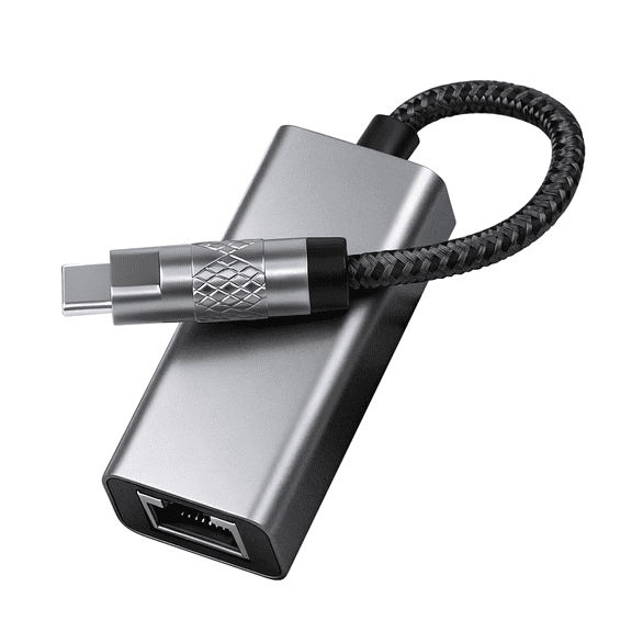 USB C to Ethernet Adapter,  USB3.0 Gigabit Network Adapter , Driver Free, RJ45 LAN Network Dongle Compatible with Windows, Mac OS, Linux, PC, Laptops, and More