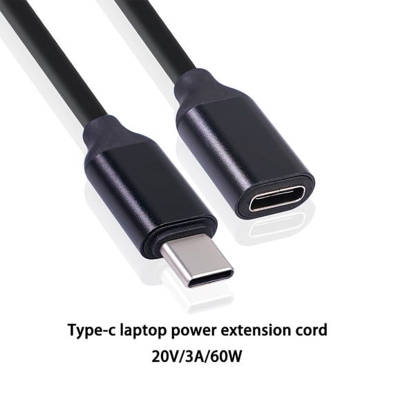 USB C Extension Cable 1.5M, Rvkxad Type-C Male to Female Extender Cord, USB 3.1 Fast Charging Data Sync Braided Cable for Laptop Phone Tablet