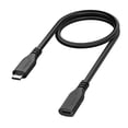 thumbnail image 1 of USB C Extension Cable - 1 Pack 1.6ft Fasgear 10Gbps USB C 3.1 Type C Male to Female Extender Cord 4K Video Output Compatible for PSVR2 Thunderbolt 3 |Mac-Book Pro |USB-C Hub (0.5m), 1 of 6
