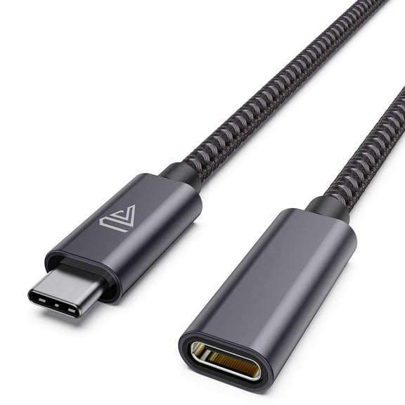 USB C Extension Cable (20Gbps/240W/3.3Ft), 3.2 Type 3.1 Male to Female Charging & Sync for iPhone 16 15 Pixel PSVR2 MacBook Air Pro/New iPad XPS Surface Book and More