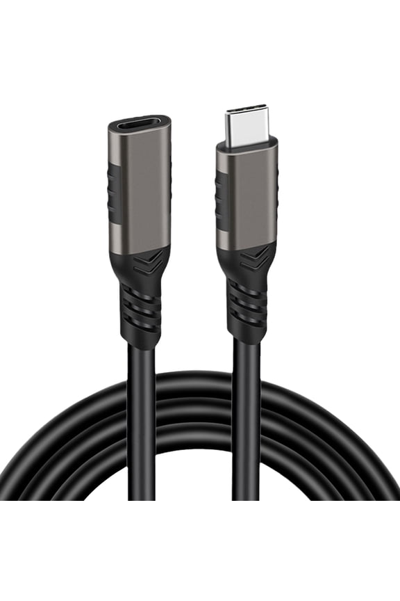 USB C Extension Cable 3.2 100W TypeC Male to Female 4K/60Hz Video Cable TypeC Extenders Data Cable