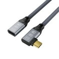USB C Extension Cable Line Right Angled/Straight Head 240W Fast ...
