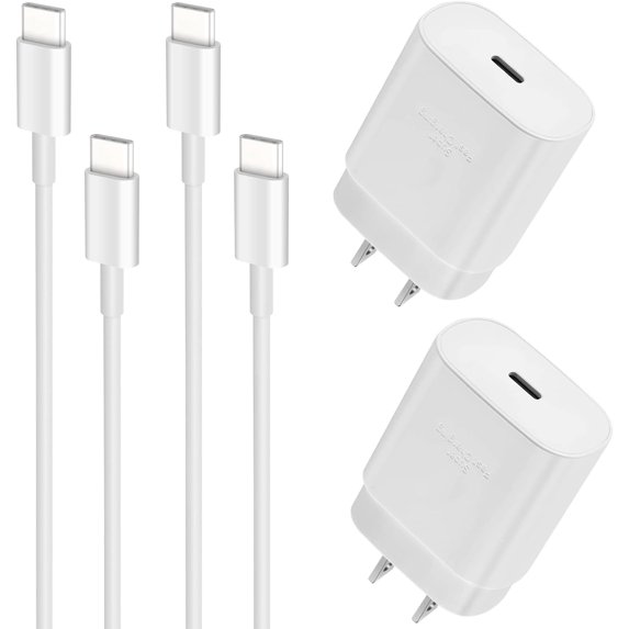 USB C Fast Charger, 25W Samsung Charger Super Fast Charging Type C Android Phone Charger Block for Samsung Galaxy S24/S24 Ultra/S24+/S23 Ultra/S23/S23+/S22/S21/S20/Note 10/Note 20 with 6.6FT Cable