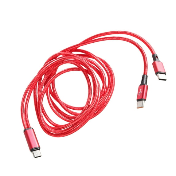 USB C Fast Charging Cable USB C to 2 USB C Male Charging Adapter Splitter Cable for Fast Data Sync