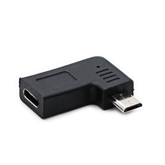USB C Female To 5Pin USB Male Adapters 90Degree Right Angles USB C To USB Adapter For Efficient Charging