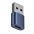 thumbnail image 1 of USB C Female To USB A Male Adapter 480Mbps Transmission Speed Metal Housing For Laptops Tablets Charging, 1 of 8