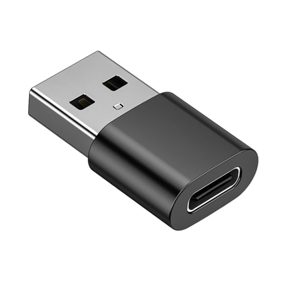 USB C Female To USB A Male Adapter Fast Charging 480Mbps Data Transfer OTG Compatible With Laptops Smartphones Tablets