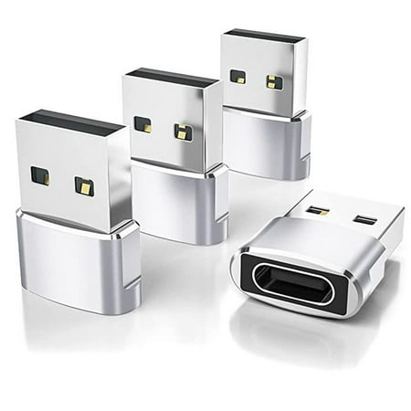 USB C Female to USB Male Adapter 4-Pack, Type C to USB A Charger Cable Converter,Compatible with iPhone 11 12 13 14 15 16 Plus Pro Max,iPad Pro Air 4 Mini 6,Samsung Galaxy S24 S23 S22 S21,Pixel price history and forecast - MOFEINI
