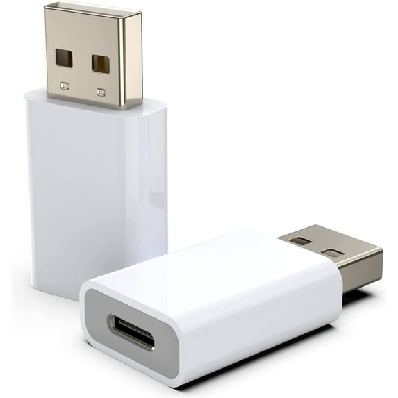 USB C Female USB Male Adapter Compatible Apple MagSafe USB Wall Plug Type C Charger Cable Connector 13 12 11 Mini Pro Max MacBook Galaxy Note Google
