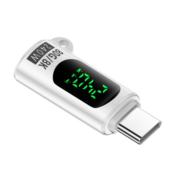 USB C Female to C Male Adapter 240W Power Delivery and High Speed Data Transfer for Rapid Charging And 8K Video Support
