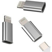USB C Female to Lightning Male Adapter 3 Pack, Apple MFi Certified, Compatible with iPhone 14, 13, 12, 11, iPad Air, Mini, Pro, USB C to Lightning
