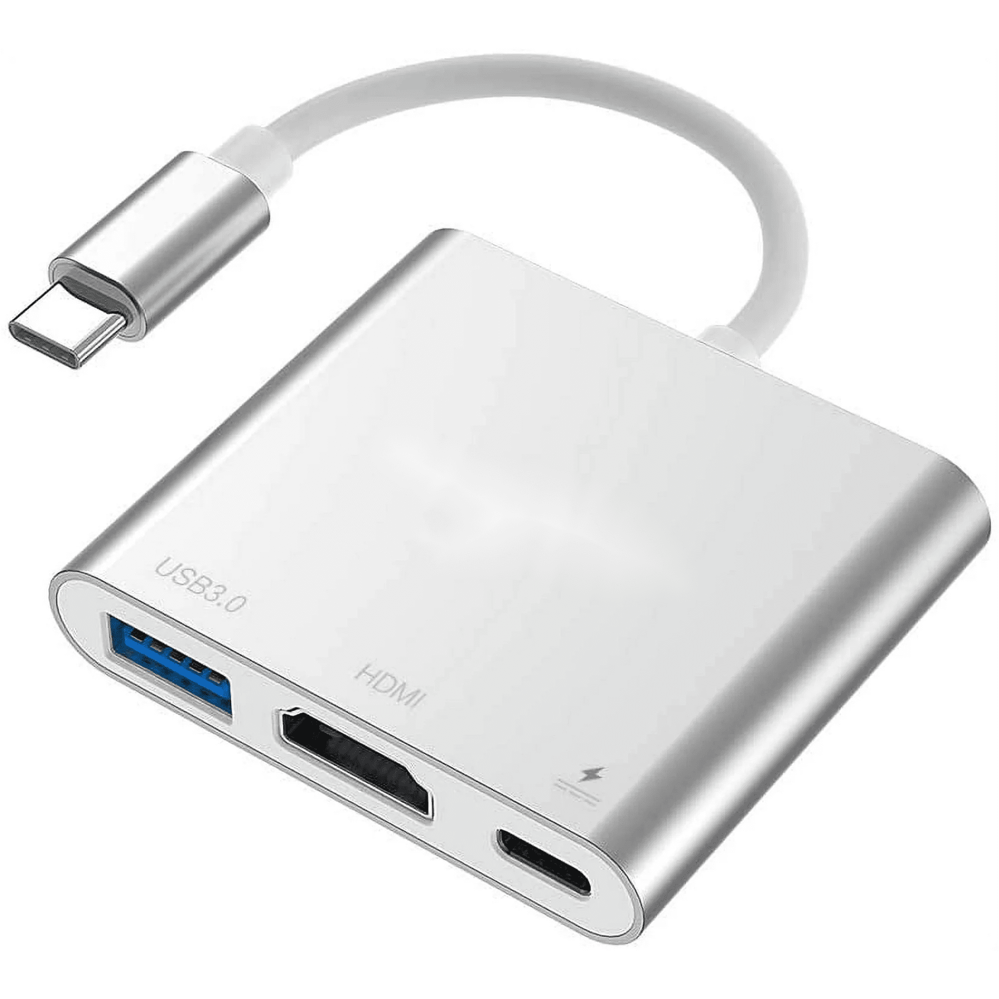 USB C to HDMI Adapter 3 in 1 USB C Hub Adapter to 4K HDMI USB C Charging Port USB 3.0 Port for MacBook Pro MacBook Air iPad Pro Galaxy S20 Surface Book 2 Go Walmart