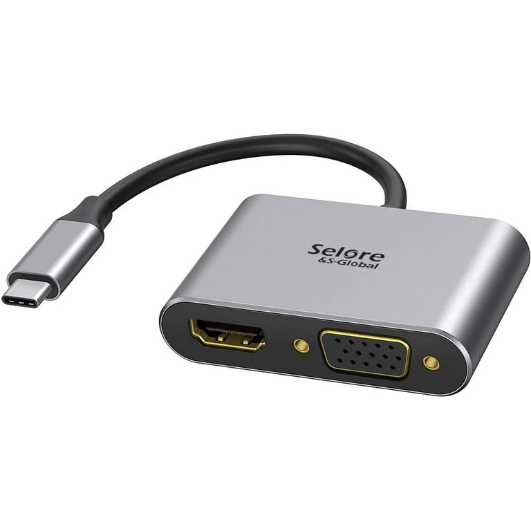 BENFEI USB C to HDMI VGA DisplayPort Adapter, USB Type-C to HDMI