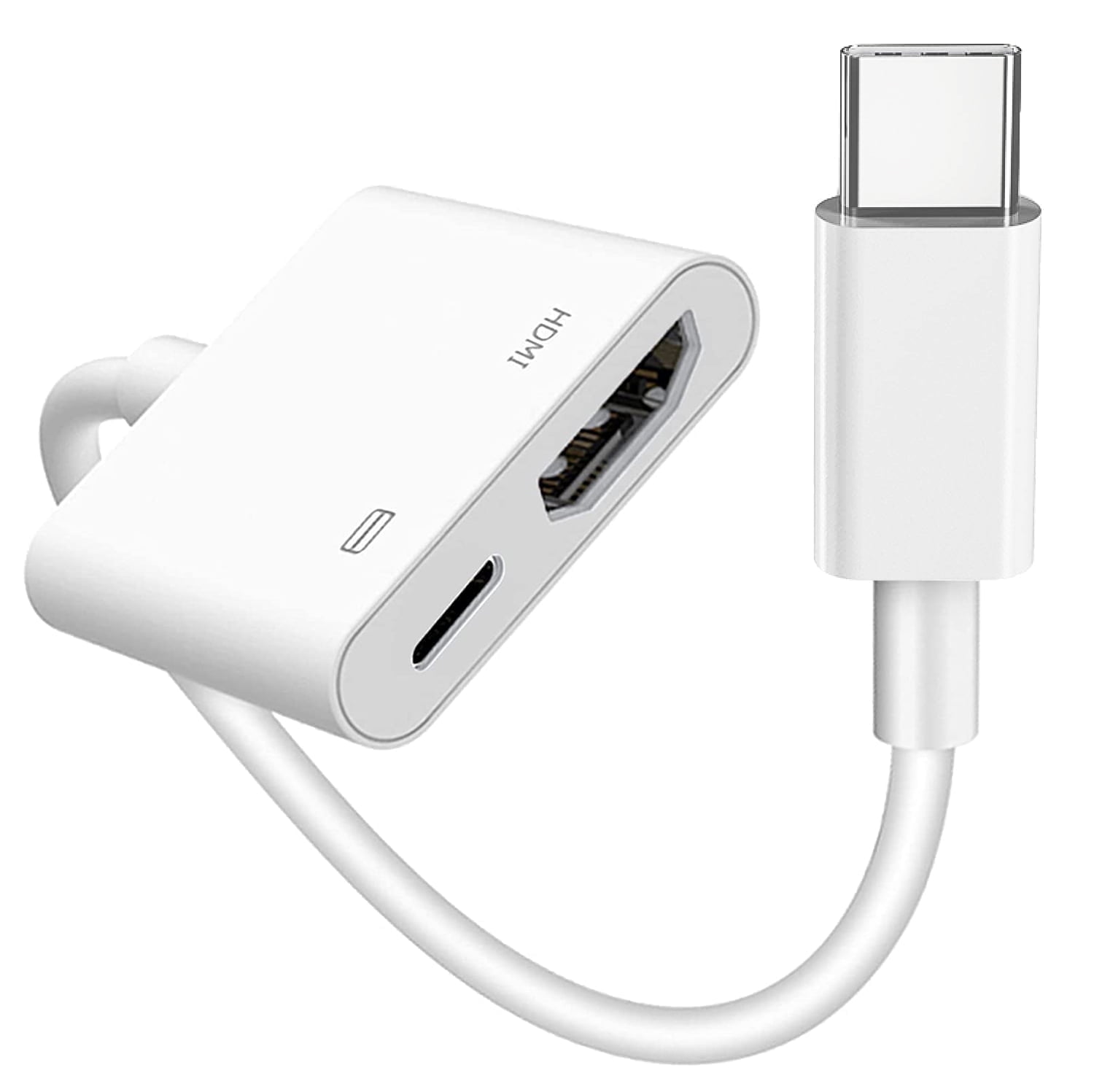 Apple 純正　USB-C to Digital AV HDMIケーブル付き INNOTECHSC USB C to HDMI Adapter, 1080P HD Lightning Cord, Screen