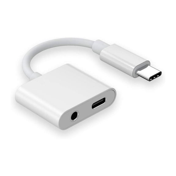 USB-C Headphone Adapter Compatible With OnePlus 11,11R/12,12R/13,13R/15,15R - Earphone 3.5mm Jack Type-C Charger Port Splitter Mic Support