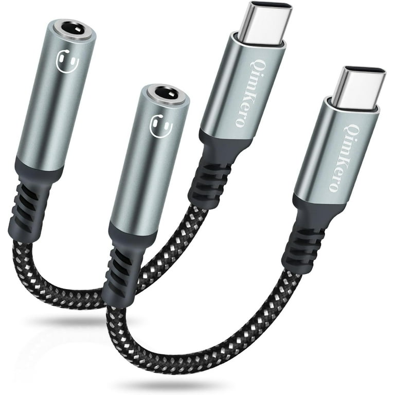 USB C Headphone Adapter Digital Audio USB C to 3.5mm Audio Headphone Jack Adapter Type C to 3.5mm for Samsung Walmart