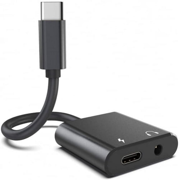 USB-C Headphone Adapter for OnePlus Open/OnePlus Pad (2023) - Earphone 3.5mm Jack Charger Port Splitter Mic Support Hands-free for OnePlus Open/OnePlus Pad (2023)